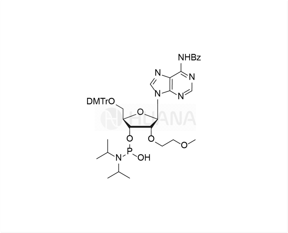 DMTr-2'-O-MOE-rA(Bz)-3'-CE-(1-হাইড্রোক্সি-N,N-ডি-আইসোপ্রোপাইল)ফসফোরামাইডাইট